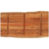 vidaXL Stolna ploča 100x60x2,5 cm pravokutna bagremovo drvo živi rub | shoptok.hr