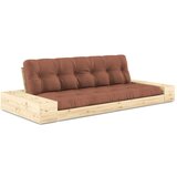 Karup Design Opečnato oranžna raztegljiva sedežna garnitura 244 cm Base – | Shoptok.si