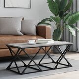  Stolić za kavu boja sivog hrasta 100x49x40 cm konstruirano drvo | shoptok.hr