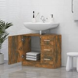Ormarić za umivaonik boja dimljenog hrasta 63x30x54 cm drveni | shoptok.hr