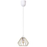  Visilica na sajli CEED GOLD 1xE27/60W/230V, prečnik 17,5 cm, bela/zlatna | Eponuda.com