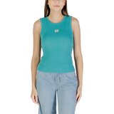 Calvin Klein Jeans Topi & Bluze A - WOVEN LABEL 2X2 LV047C201G Modra | Shoptok.si