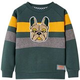  Dječja topla majica tamnozelena 128 | shoptok.hr
