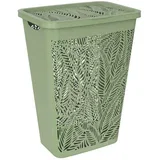 Košara za prljavo rublje JUNGLE 55 L – zelena