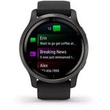 Garmin Pametna ura Venu 2 GPS AMOLED črna usnjena, (5000529994) | Shoptok.si