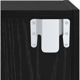  Set TV stalka Zidne 2 pcs Crni hrast Konstruirano drvo | shoptok.hr