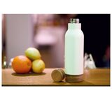  BOCA TERMO MOLU COTE D&APOS;AZUR 3978 METALNA S DRVENIM POKLOPCEM 630ML BIJELA | shoptok.hr