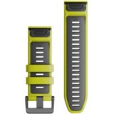 Garmin QuickFit 26 remen za sat, silikon limeta-zelene/tamnosive boje | shoptok.hr