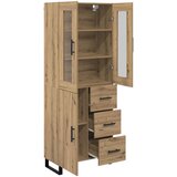  Highboard 2 kom. Umjetnički hrast 69,5 x 34 x 180 cm Slike
