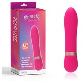  Silikonski roze vibrator 12cm romp vibe Cene