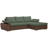 XORA SEDEŽNA GARNITURA, gladka tkanina olivno zelena , rjava | Shoptok.si