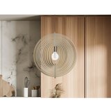  Drveni luster na sajli 1xE27/60W/230V Ø 43,5 cm masiv/furnir/bukva/kaučukovac | Eponuda.com
