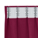 vidaXL Zavjese sa zavjesama 2 pcs Svijetlo siva 245 x 140 cm Poliester | shoptok.hr