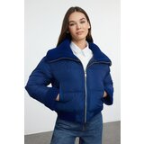 Trendyol Navy Blue Knitwear Detailed Water Repellent Puffer Jacket