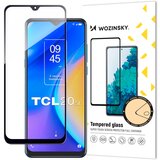 Wozinsky Trpežno kaljeno steklo 9H za celoten zaslon TCL 20 SE z okvirjem Case Friendly, črno, (21534034) | Shoptok.si