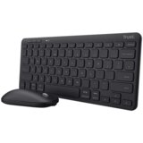 Trust Set tastatura i miš Lyra, Bežični, USlayout, Tamnosivi | Eponuda.ba