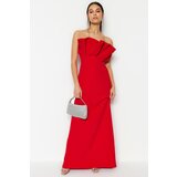 Trendyol Evening & Prom Dress - Red - Shift Cene'.'