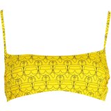 KARL LAGERFELD BEACHWEAR SWIMSUIT TOP WOMEN YELLOW | ePonuda.com