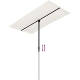  Vrtni suncobran s aluminijskom šipkom 180 x 110 cm boja pijeska | shoptok.hr