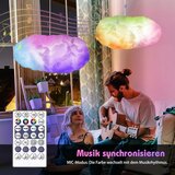 LICHASER 2x RGB LED oblak luč z aplikacijo | Shoptok.si