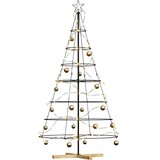  Božićno drvo u obliku čunja s stalakom Crna 180,5 cm Čelik | shoptok.hr