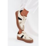 Boto Women's Platform Sneakers Beige Sivirae Cene