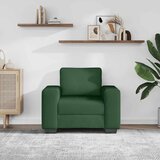 SOFA fotelja tamnozelena 100x77x82 cm korduro tkanina - Tamnozelena 1 100 cm | shoptok.hr