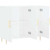 vidaXL Komoda bela 90x34x80 cm konstruiran les | Shoptok.si