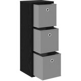  Kreveta s ladicama Crni hrast 30 5 x 27 x 84 5 cm - Crni hrast 35 x 32 x 99.5 cm | shoptok.hr