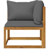  3057602 5 Piece Garden Lounge Set with Cushion Solid Acacia Wood (311854+311856) | shoptok.hr
