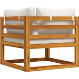  Modularna kutna sofa i krem bijeli jastuci bagremovo drvo | shoptok.hr