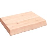  Zidna polica 40x30x(2-6) cm neobrađena masivna hrastovina | Eponuda.ba