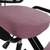 Kondela Ergonomski klečalnik, roza/črna, RUFUS | Shoptok.si