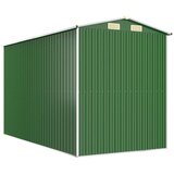 vidaXL Vrtno spremište zeleno 192 x 357 x 223 cm od pocinčanog čelika | shoptok.hr