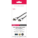 Vivanco High Speed HDMI Ethernet 1,2m črn kabel, (5000006345) | Shoptok.si
