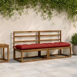  Jastučić za klupu VIANEN 100% poliester Crvena 200 x 50 x 12 cm - Crvena 200 x 50 x 12 cm | shoptok.hr