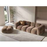 Cosmopolitan Design Rjava žametna sedežna garnitura 250 cm Loretto – | Shoptok.si