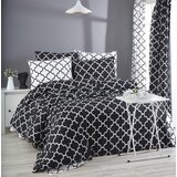  Madalyon - black blackwhite ranforce double quilt cover set | ePonuda.com