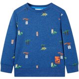  Dječja topla majica tamnoplava prošarana 140 | shoptok.hr