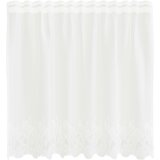  Čipkasta zavjesa sa zavjesama Bijelo 80 x 150 cm Poliester | shoptok.hr