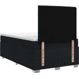  Boxspring krevet s madracem Crna 120 x 190 cm Tkanina Slike