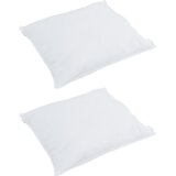 vidaXL Jastuk 2 pcs Bijela 60 x 60 cm 130gsm 100% pamuk | shoptok.hr