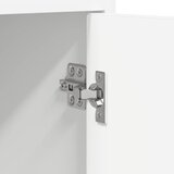 vidaXL ormar 130 x 33 x 47 cm Bijela Konstruirano drvo | shoptok.hr