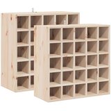  Stalak za vino 2 pcs Prirodna 56 x 25 x 56 cm | shoptok.hr