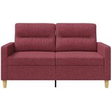  Dvosjed od tkanine crvena boja vina 120 cm | shoptok.hr