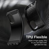 Techsuit Carbon Silicone maska za Xiaomi Redmi A7 Pro 4G – crna | Shoptok.si