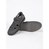 Shelvt Grey openwork loafers for men | Eponuda.ba