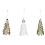 Dekordom 1143388 Novogodišnja dekoracija - hanging tree 12cm - mix - edl ( 041402 ) Cene