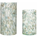 Hübsch Staklene ručno izrađene vaze u setu 2 kom (visina 37 cm) Libra –