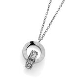 Oliver Weber timeless steel lančić sa swarovski kristalnim priveskom ( 11922 ) Cene